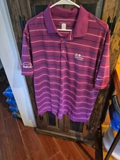 Greenbrier Resort Hotel Classic PGA Tournament Golf Nike L/G Polo Shirt Purp/Blu