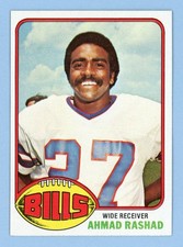 1976 topps Ahmad Rashad card #383 bills