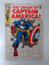 MARVEL COMICS : CAPTAIN AMERICA #109  -1969 STAN LEE + JACK KIRBY - FACSIMILE