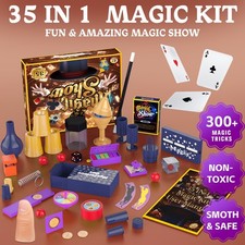 Magic Kit for Kids -300 Magic ,Magic Set Magician Toy with Video Instructions