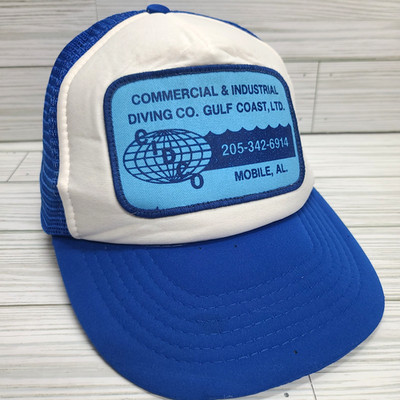 COMMERCIAL & INDUSTRIAL DIVING CO Gulf Coast LTD CIDCO Salvage Trucker Hat CLEAN