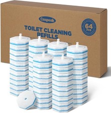 64 Count Toilet Wand Refills for Clorox Toilet Wand, 5X Cleaning Power Toilet Bo
