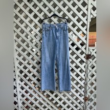 Levi ribcage wide leg jeans