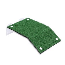 _Fish Tank Tortoise Terrace Acrylic Simulation Green Grass Skin Amphibious Tank