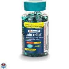 Mini Ibuprofen 200 Mg Softgels, Pain Reliever/Fever Reducer NSAID, 240 Count