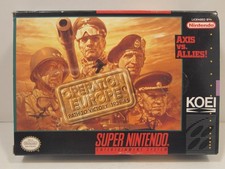 Operation Europe Path to Victory Super Nintendo SNES Authentic BOX ONLY