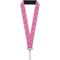 "Buckle-Down Lanyard-1.0\"-Butterflies Pink 22\" X 1\" Multicolor (Us Import)"