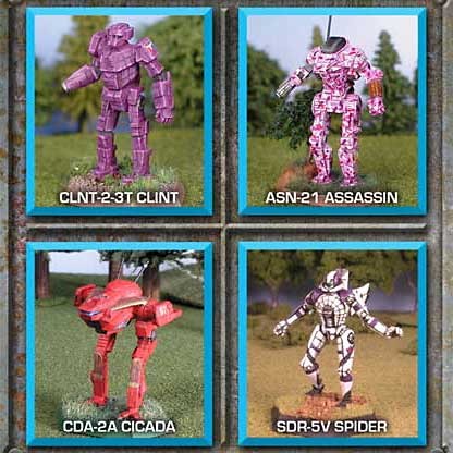 Iron Wind Metals BattleTech 10-039 Metal Recon Lance 10390₽
