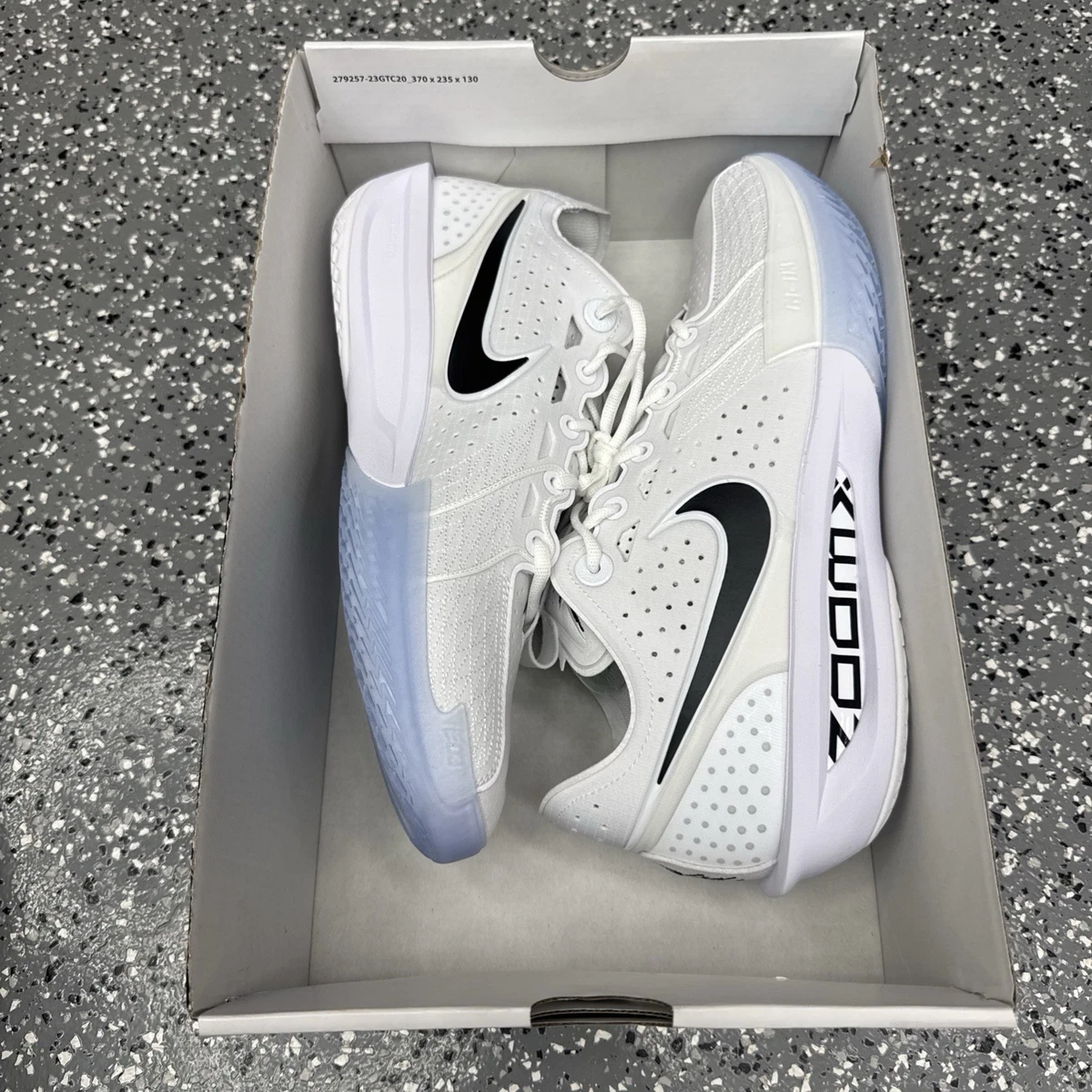 Nike Air Zoom GT Cut TB White Black | eBay