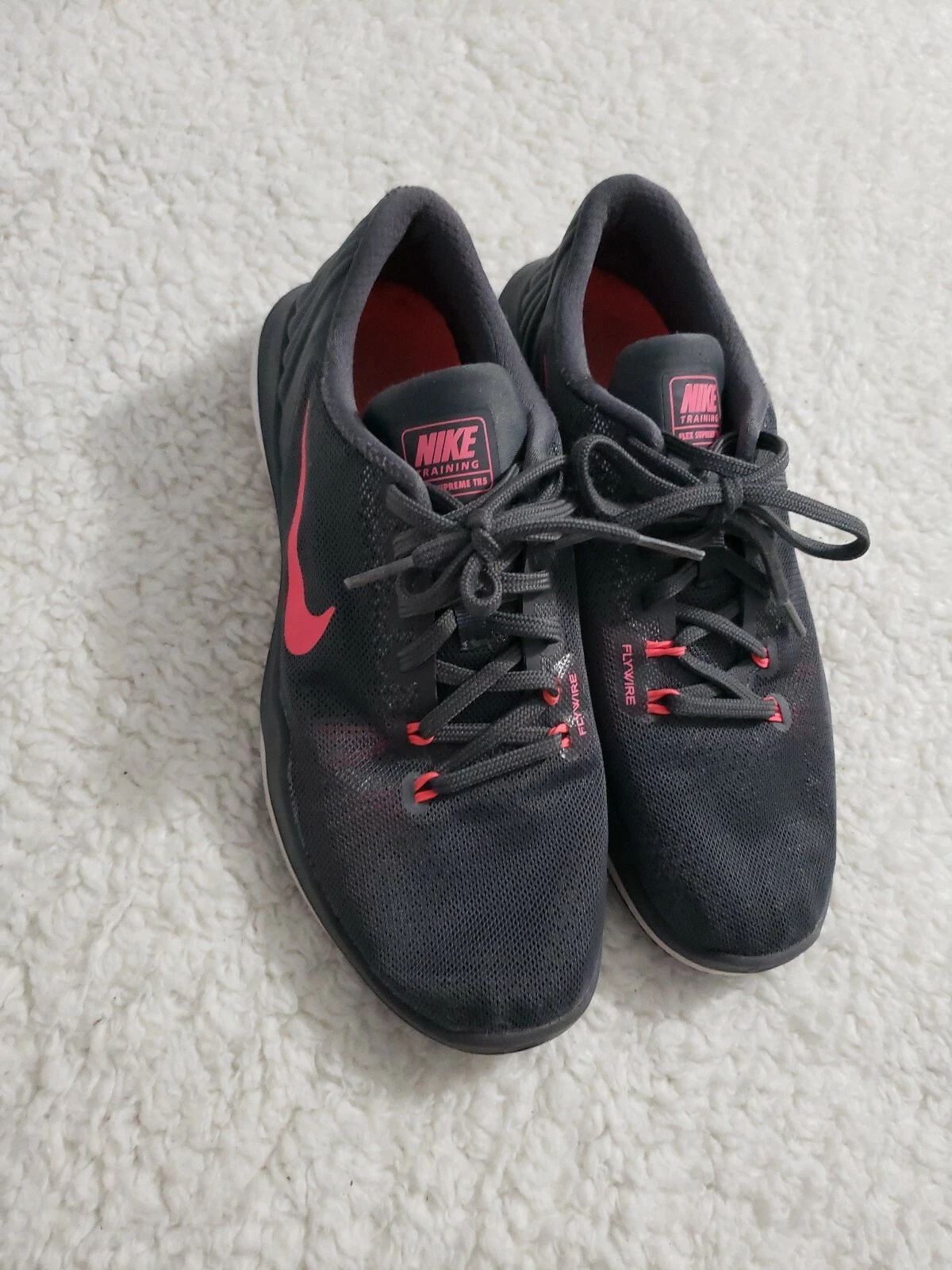 Nike Flex Supreme TR5 Size 8.5 Women's Cross Training Shoes Gray 852467 003