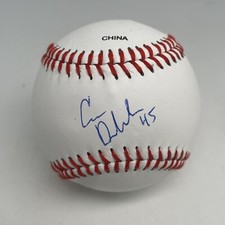 CARLOS DE LA CRUZ Signed Autographed Rawlings Baseball Philadelphia Phillies