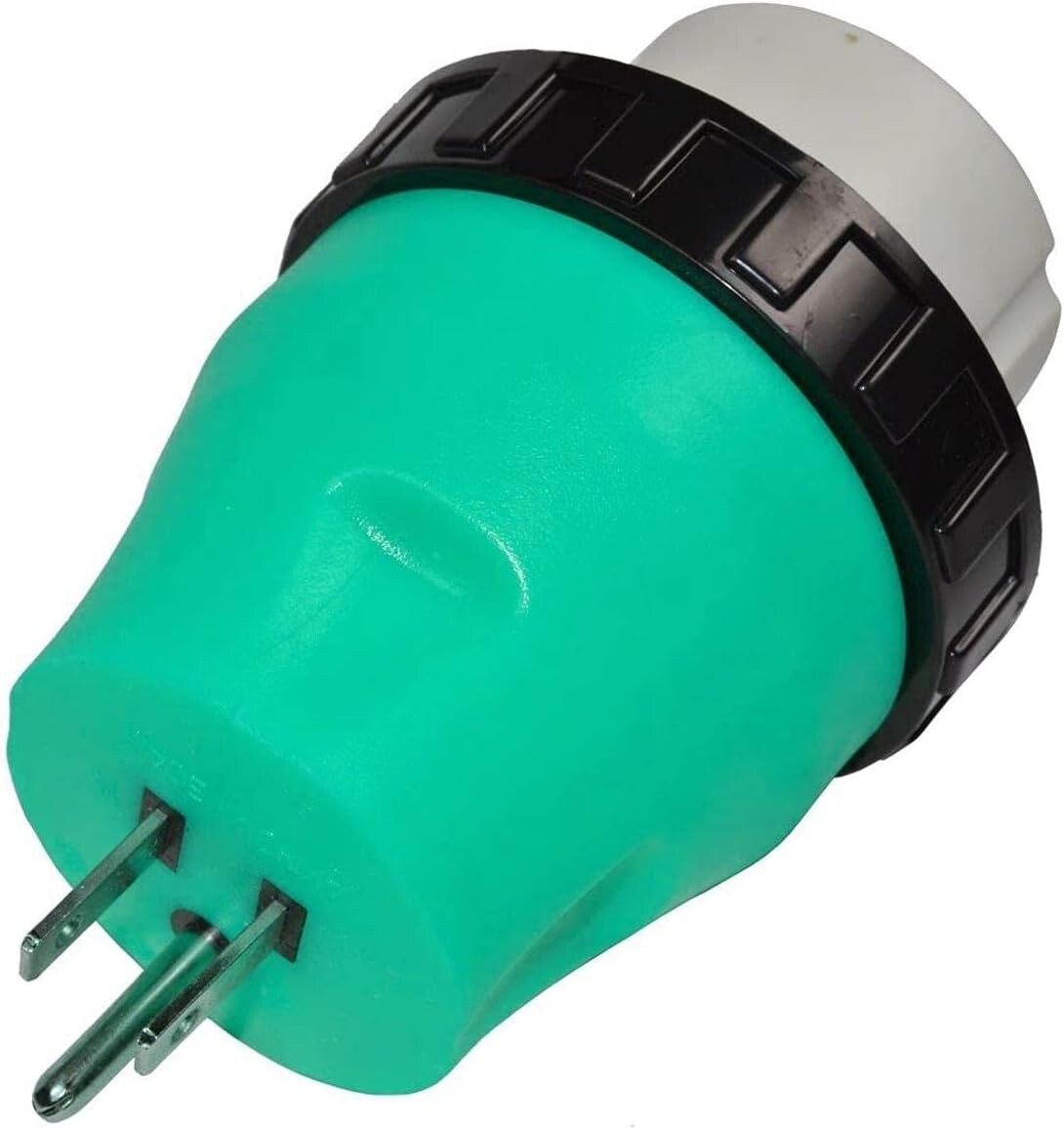 RV Electrical Locking Adapter 15A Male to 50A Female Twist Lock Plug ...