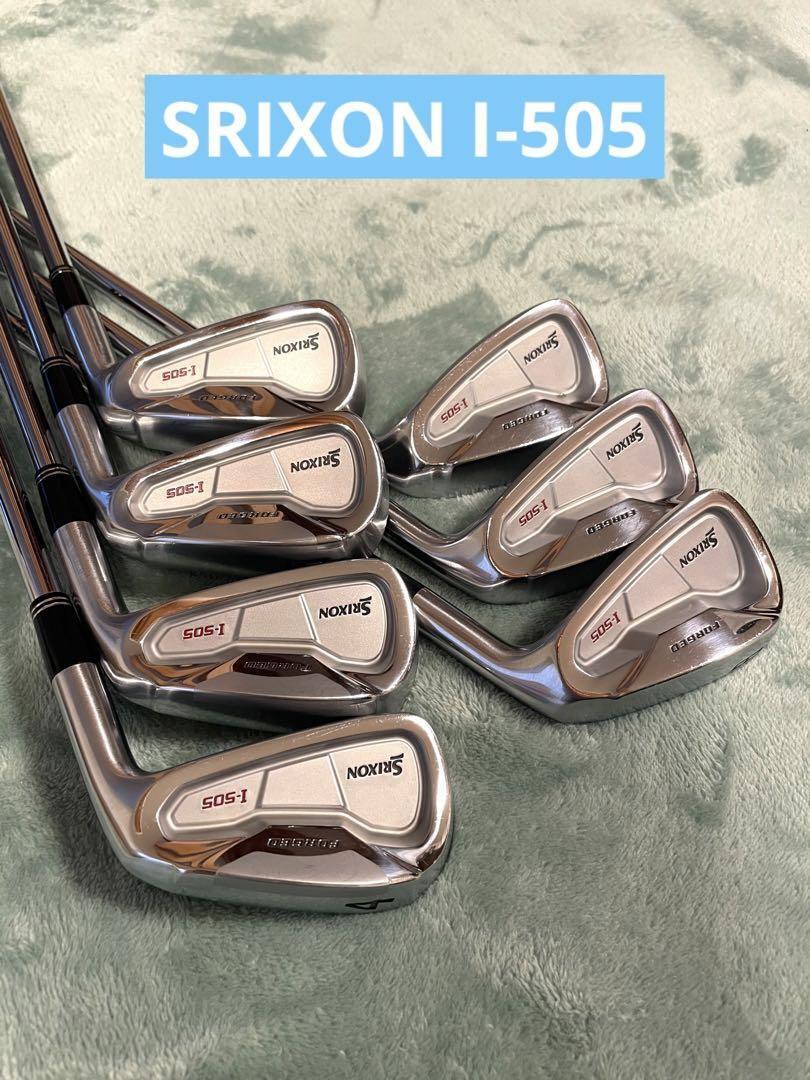 Set Of 6 x Srixon I-505 Forged Irons 5-PW Stiff Steel Shafts Golf Pride Grips Set Of 6 x Srixon I-505 Forged Irons 5-PW Stiff Steel Shafts Golf Pride Grips