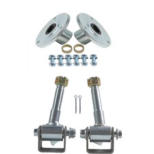 17mm 3 Stud 5" 6" Wheel Tire Hubs Steering Spindle For Drift Trike ATV Quad Cart