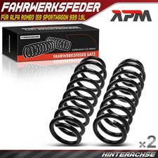 2x Federn Fahrwerksfeder Hinten für Alfa Romeo 159 Sportwagon 939 1.9L 2006-2011