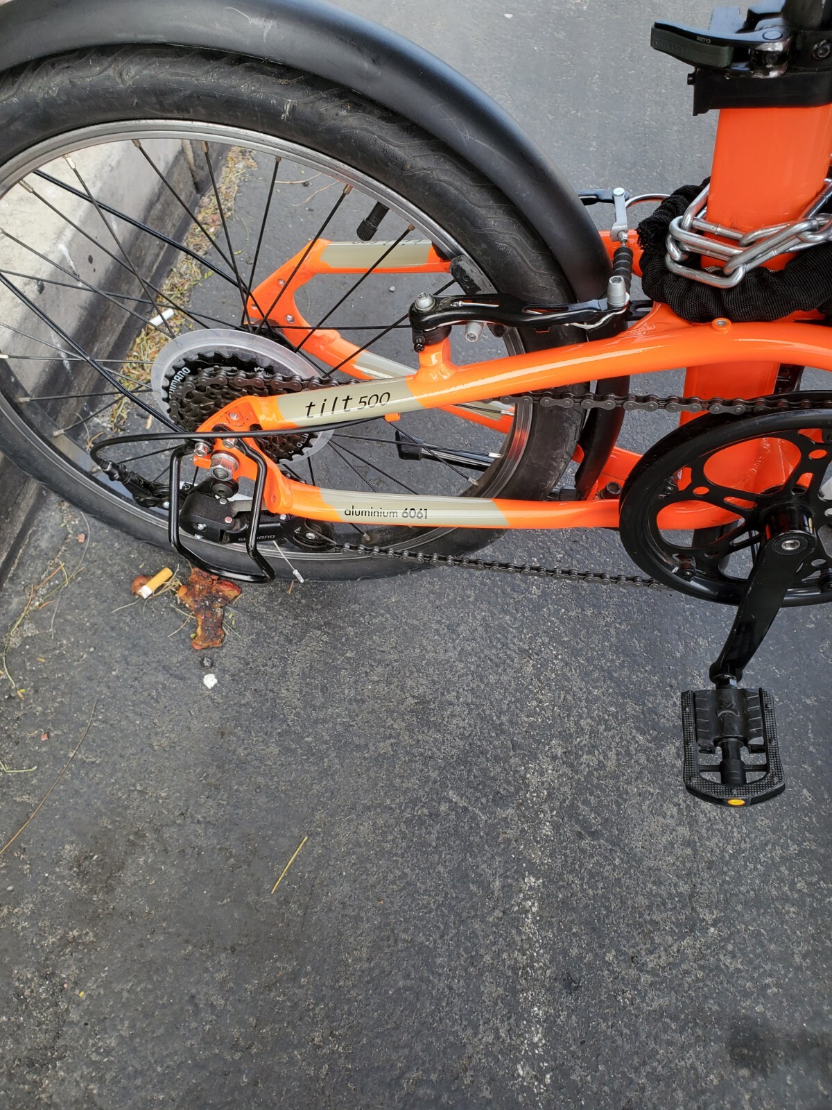 Btwin folding bicycle