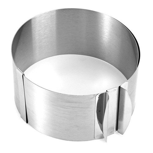 16cm-30cm Tortenring Verstellbar Edelstahl Backform Backrahmen Kuchen Kuchenring - Bild 11 von 11