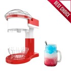 Ice Shaver Snow Cone Home Red Easy Assemble & Disassemble Durable Safety Plastic
