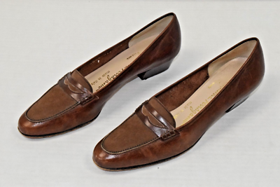 Vintage Leather Loafers Salvatore Ferragamo Size 6.5 60s 2  display picture 1