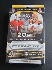 2020 PRIZM FOOTBALL Factory Sealed HANGER BOX (20 cards) 4 red ice LOVE?BURROW?c