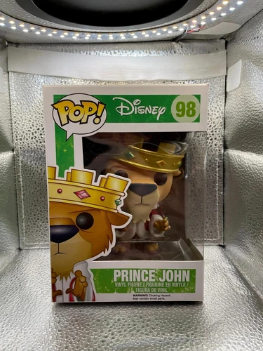 Funko POP 2014 Disney PRINCE JOHN in Red Robe - Robin Hood - Vaulted #98