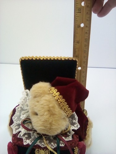 Boyds Bär animierte Wickelspieluhr Vintage Plüschtier Stofftier funktionstüchtig RAR - Bild 11 von 14
