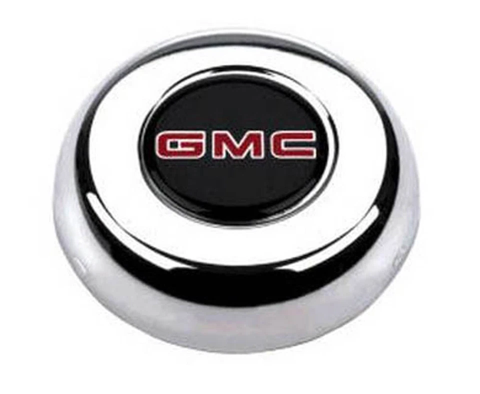 GMC Pick Up Truck Jimmy Van GRANT Volante Negro 13 1/2" Tapa GMC Foto 3 de 4