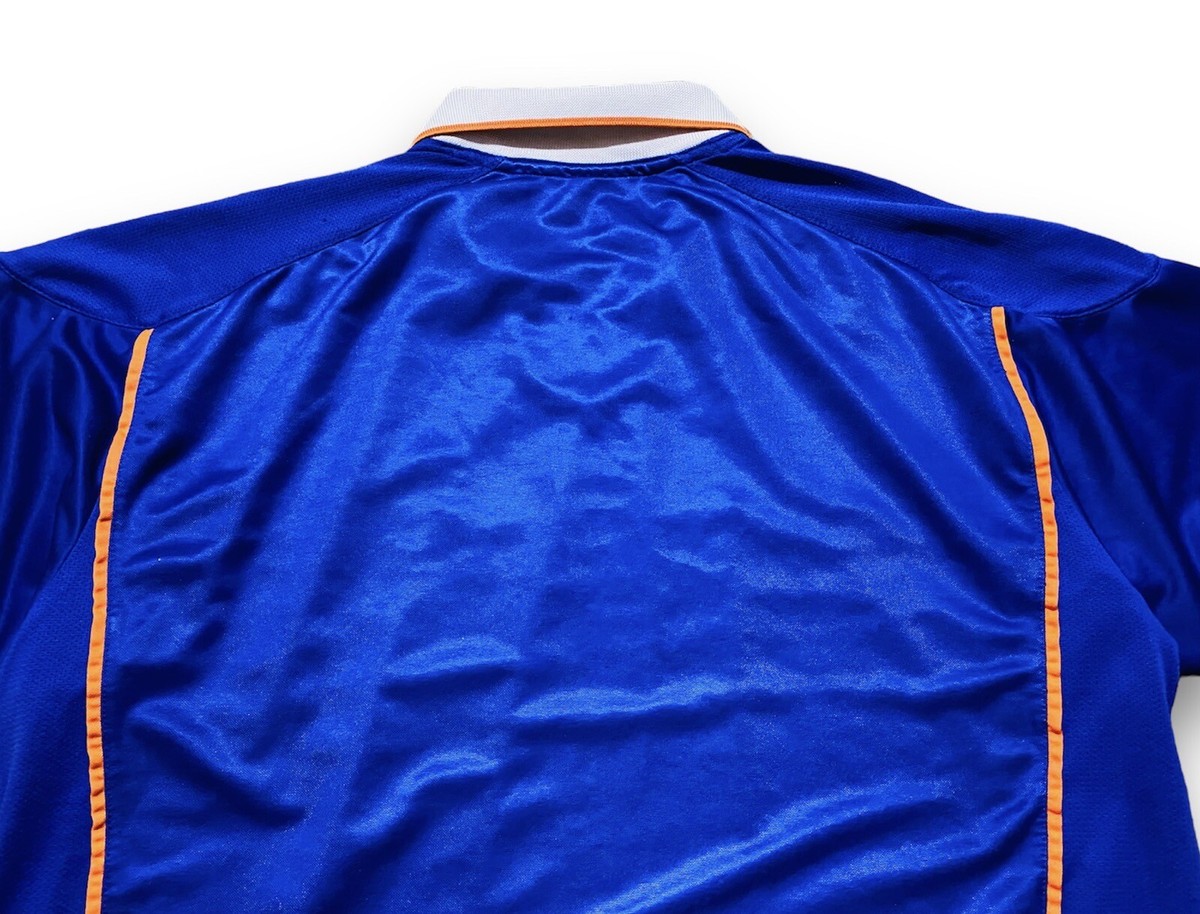 Nike Netherlands Holland Jersey Shirt 1998 1999 2000 Soccer Blue