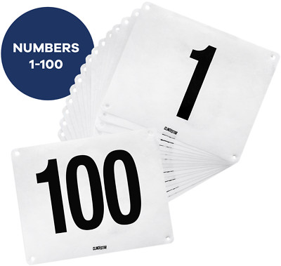 Running Bib Marathon Race Numbers - Tyvek Tearproof & Waterproof 6 X7.5 Inches