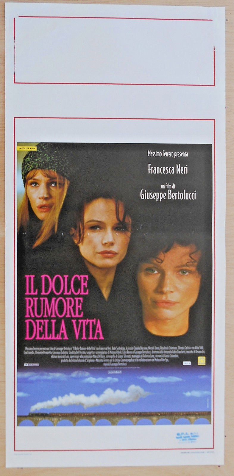 Locandina originale film Il dolce rumore della vita (1999) - Regia di Giuseppe Bertolucci