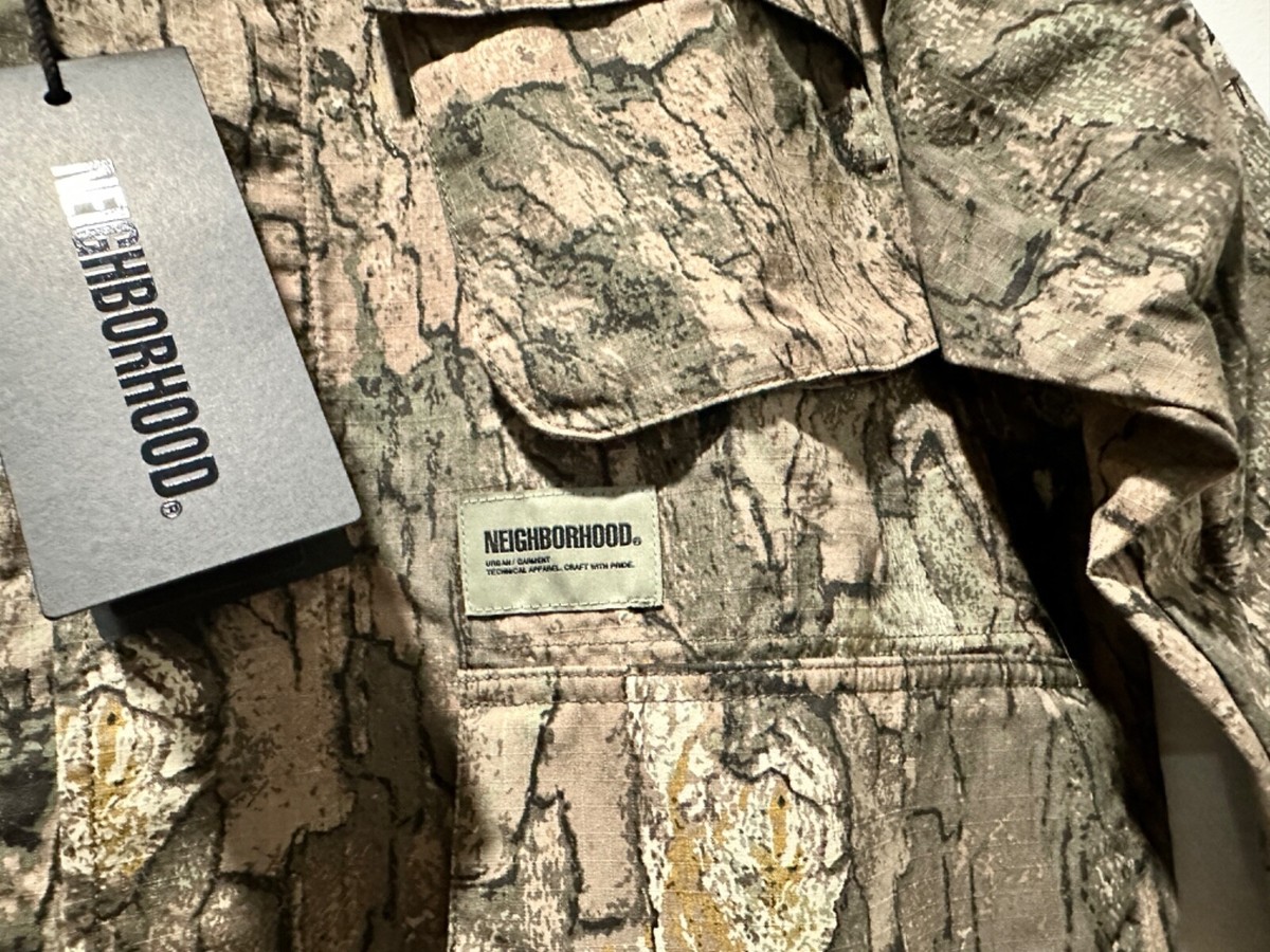 NEIGHBORHOOD camo military jacket, $600+ Made in Japan