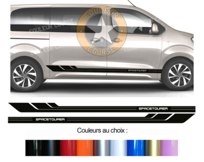 2 X UNTERE STREIFEN FÜR CITROEN SPACETOURER DEKO VAN STICKER BD541-57