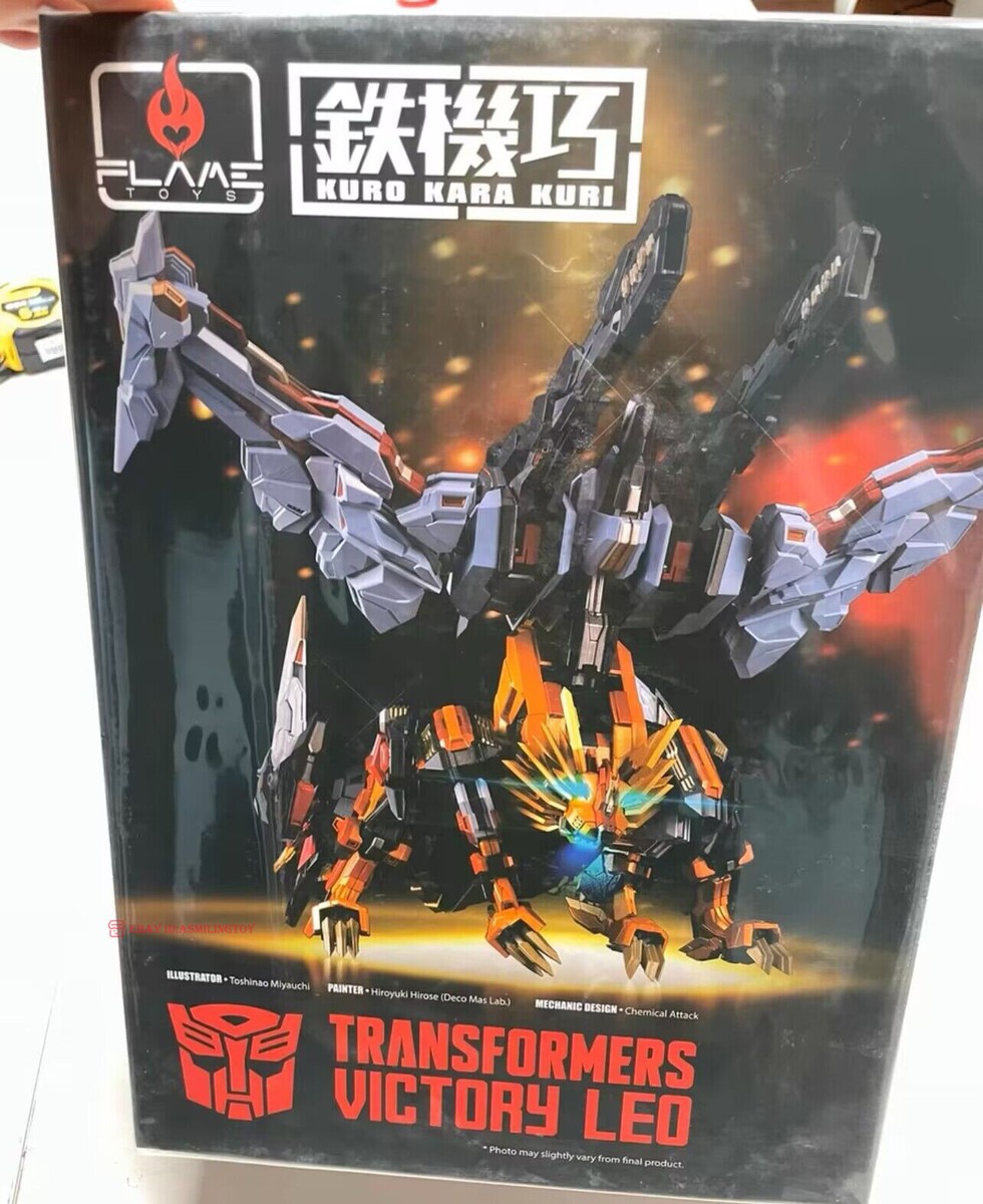 Flame Toys Kuro Kara Kuri VICTORY LEO SABER Action Figure In Stock