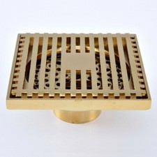 Golden Color Brass Bathroom Floor Anti-odor and insect-proof Floor Drain 2hr070
