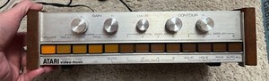 Vintage ATARI Video Music Model C-240 Electronic Music Visualizer 1977 Untested