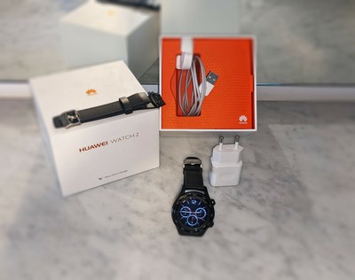 HUAWEI Watch 2 Smartwatch, 4 GB ROM, Android Wear, Bluetooth, Wifi,Carbon  Black | eBay