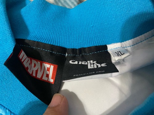 BRAND NEW NWT X-Men Marvel Wolverine Button Up Chalk Line Jacket Size XL - Picture 5 of 5
