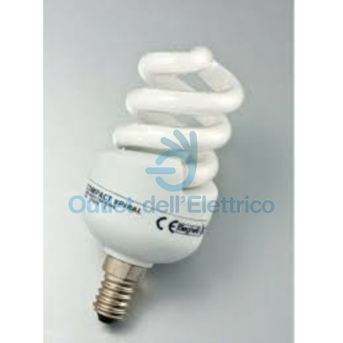 BEGHELLI 50816 MINI COMPACT SPIRAL T2 11W 230V E14 4000K