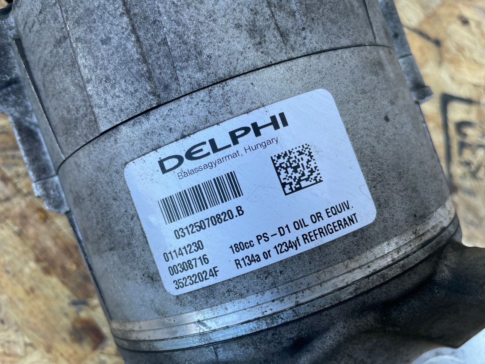 AC COMPRESSOR ASSEMBLY OEM 45K 14-19 MASERATI GHIBLI S Q4 3.0L