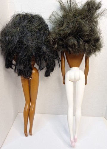 Barbie Dolls Mattel Set Of 2 Dark Skin 1987 1966 China One Ballerina Dark Hair - Picture 5 of 9