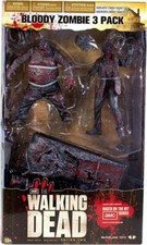 McFarlane Toys The Walking Dead AMC TV Bloody Zombie 3-Pack Action Figure Set 2c