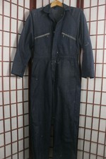 Vtg 1970s Sears ToughSkins Coveralls Size 38 Regular Denim Workwear Americana