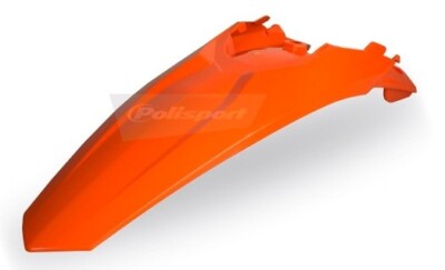 Parafango Posteriore Acerbis Arancione Per KTM 250XC (2006-2007), Ricambio Originale In Plastica Preforata - 2