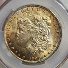 1890-O MS61 Morgan Silver Dollar TONER CACG
