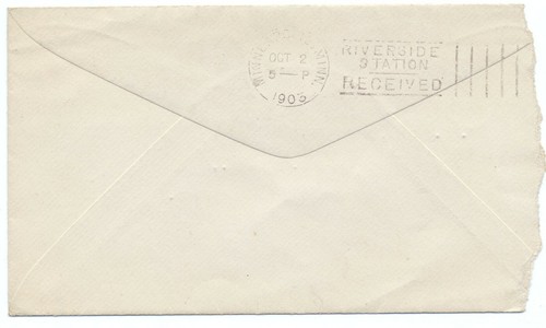 Cubierta de correo publicitario de esquina eléctrica de Estados Unidos 1903 #U385 Minneapolis MN Doremus - Imagen 2 de 2