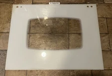 Maytag MEW5627DDW 27" Oven outer door glass WHITE  74008979