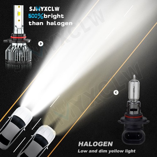 For Honda Accord 2003-2007 LED Headlight 4 Bulbs 6500K High/Low Beam 9005 9006 - Picture 8 of 9