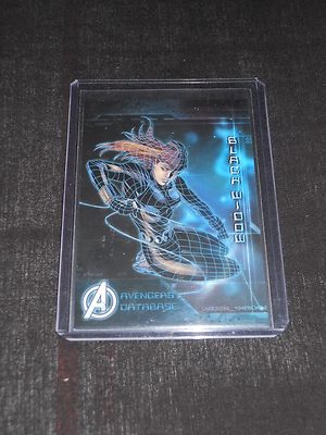 Marvel MCU Avengers Age of Ultron Database Insert Trading Card Black Widow