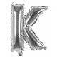 Ballon Lettre K Aluminium 36 cm - Photo 1/1