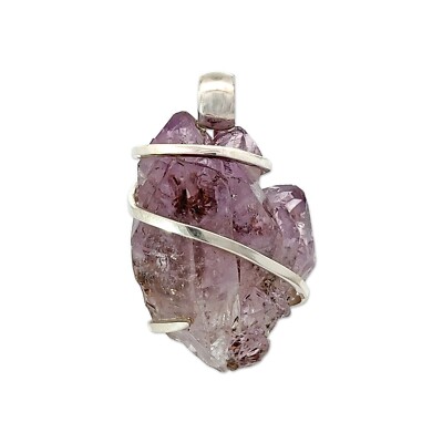 Steine Desire Amethyst Kristall Anhänger Halskette (22'') lila